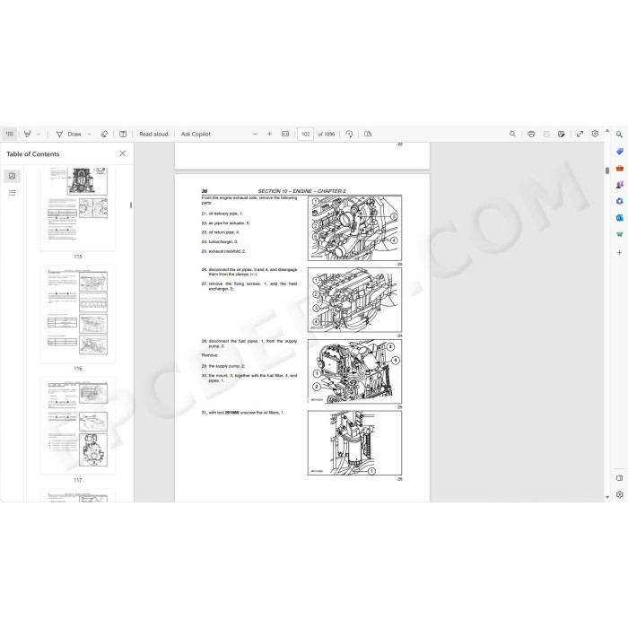 New Holland Forage Harvester FX30 FX40 FX50 FX60 Series service manual