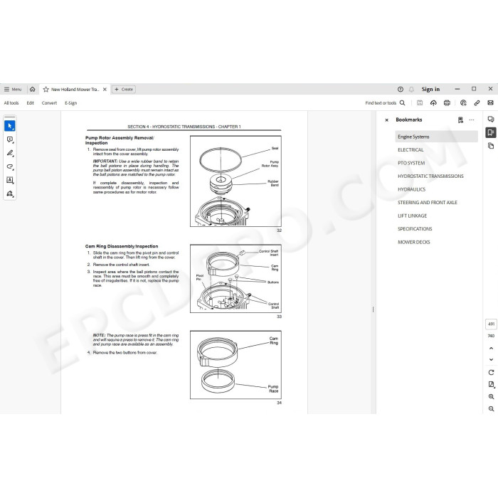 New Holland Tractor GT18 GT20 GT22 service manual