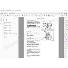 New Holland Pickup Header 345W 355W 365W service manual