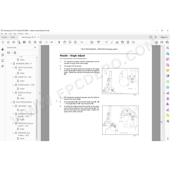 New Holland Sprayer SF210 SF216 service manual