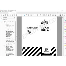 New Holland Tractor 1920 2120 service manual