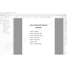 New Holland Windrower 2450 2550 service manual