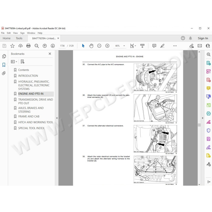 New Holland Tractor T7.170 T7.185 T7.200 T7.210 Auto / Power / Range Command service manual