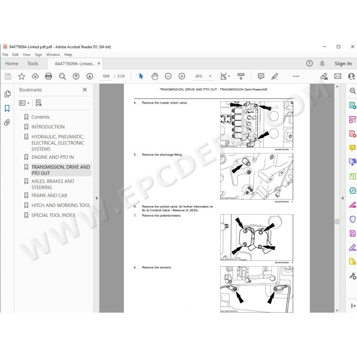 New Holland Tractor T7.170 T7.185 T7.200 T7.210 Auto / Power / Range Command service manual