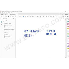 New Holland Zero Turn Mower MZ19H service manual
