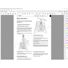 Valtra Tractor 6000 - 8000 series service & repair manual