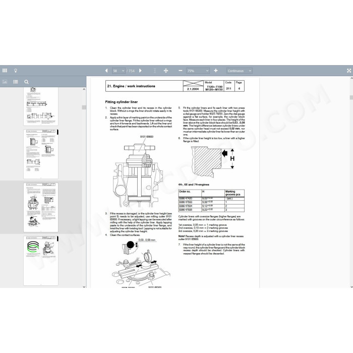 Valtra Tractor M120 M130 M150 T120 T130 T140 T160 T170 T180 T190 service manual