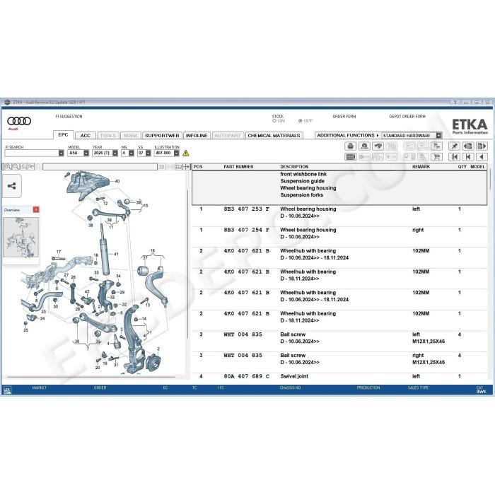 ETKA INTERNATIONAL EPC PARTS CATALOG 8.2 2026 + UPDATES