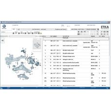 ETKA INTERNATIONAL EPC PARTS CATALOG 8.2 2027 + UPDATES