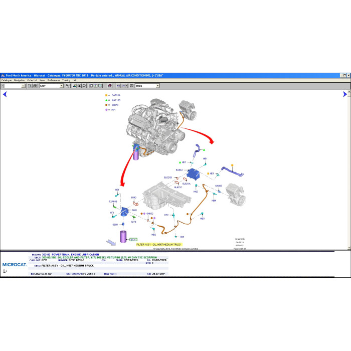 FORD USA MCAT EPC 2023 PARTS CATALOG