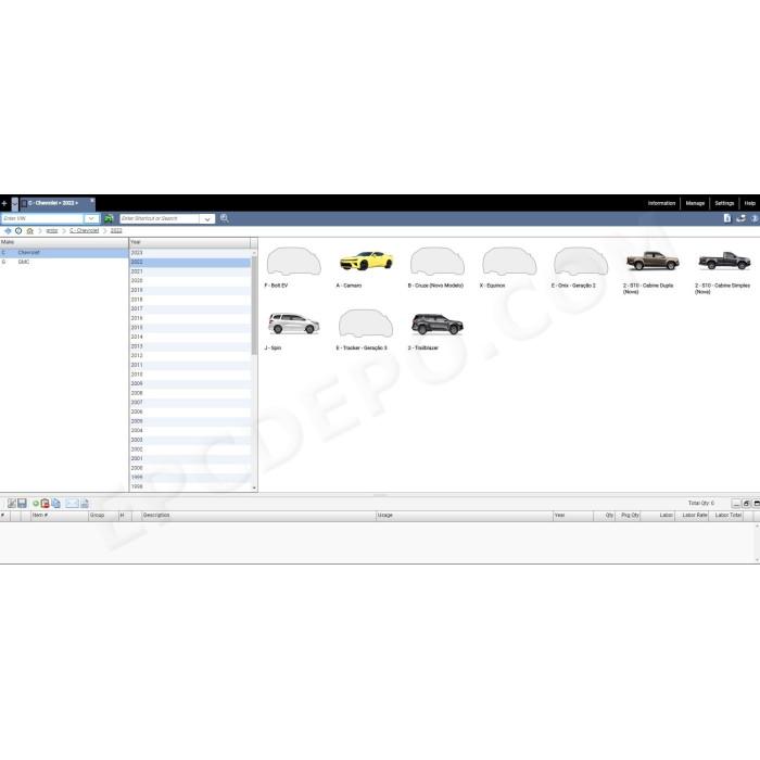 General Motors GM BR Brazil EPC parts catalog 2023