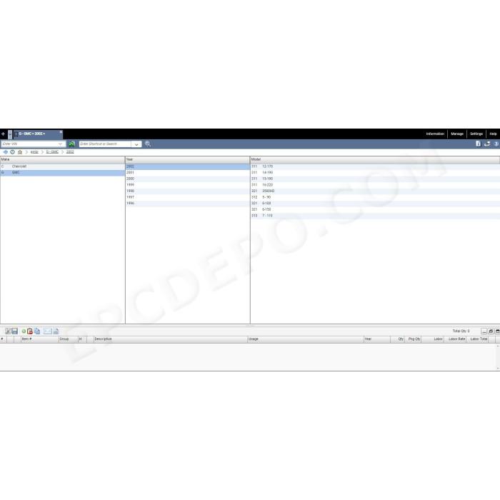 General Motors GM BR Brazil EPC parts catalog 2023