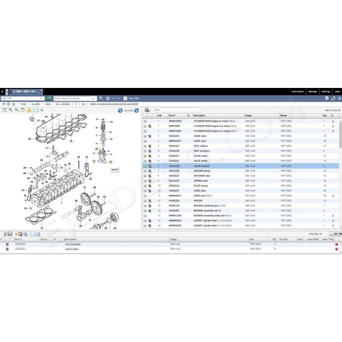 General Motors GM BR Brazil EPC parts catalog 2023