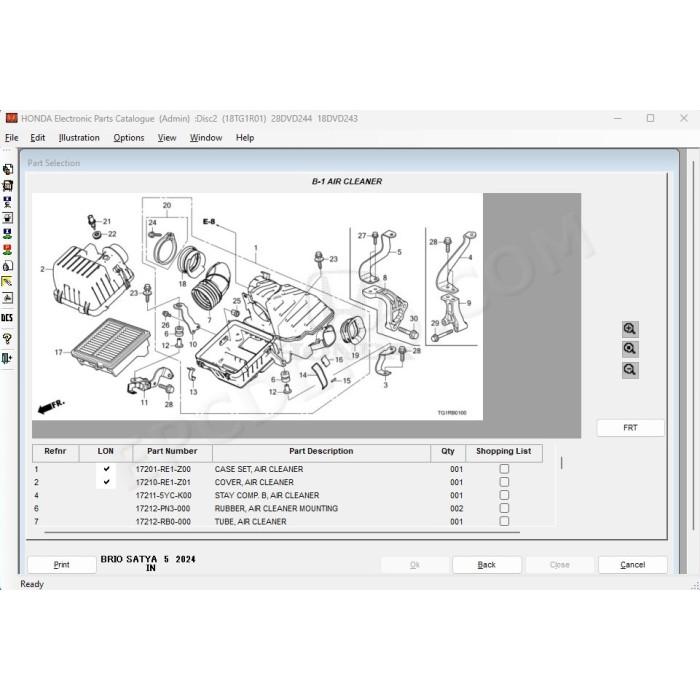HONDA GENERAL EPC PARTS CATALOG 2024