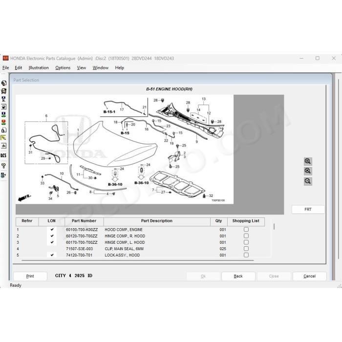 HONDA GENERAL EPC PARTS CATALOG 2024