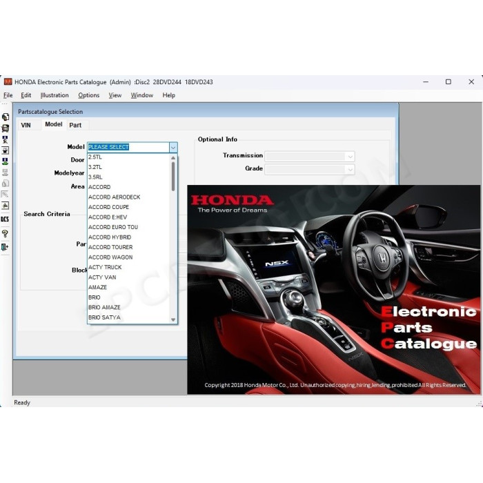 HONDA GENERAL EPC PARTS CATALOG 2024