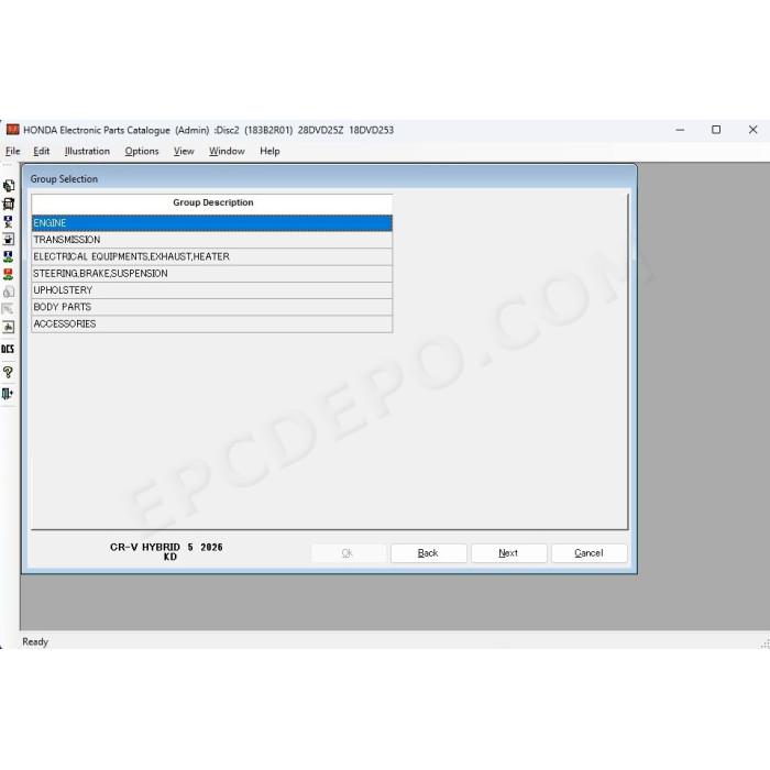 HONDA GENERAL EPC PARTS CATALOG 2026
