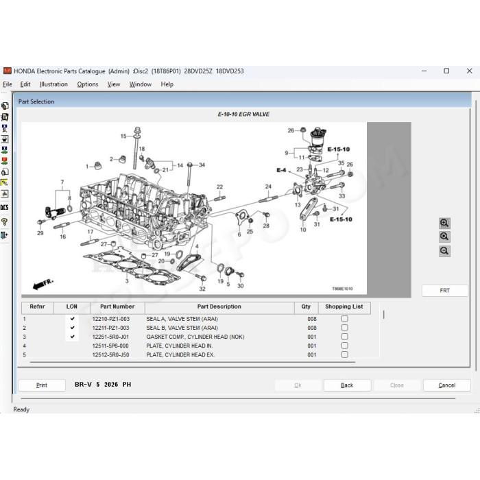 HONDA GENERAL EPC PARTS CATALOG 2026
