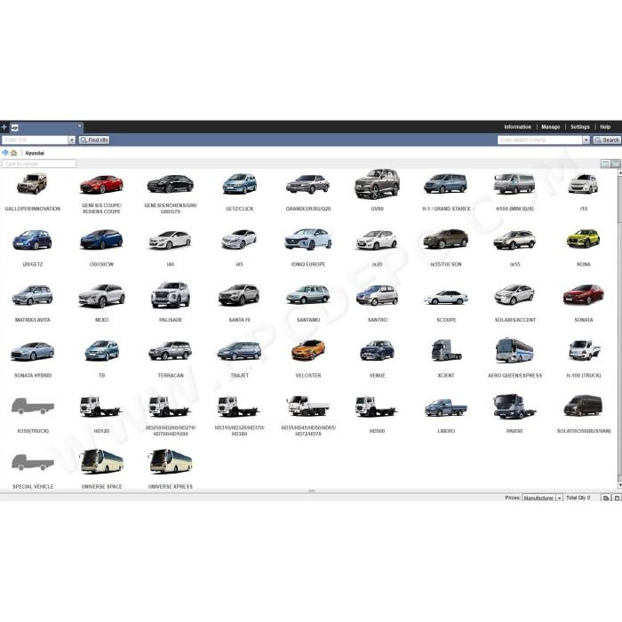 HYUNDAI WORLDWIDE EPC PARTS CATALOG 2021