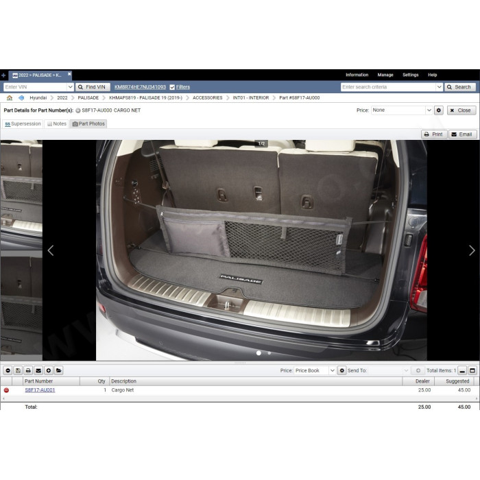 HYUNDAI NORTH AMERICA EPC 2022 PARTS CATALOG