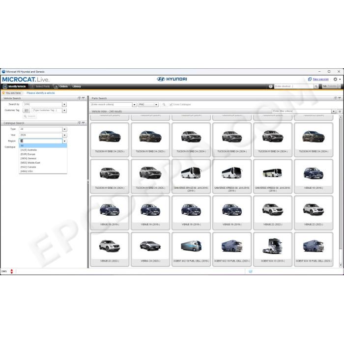 HYUNDAI & GENESIS MCAT EPC 03.2026 PARTS CATALOG