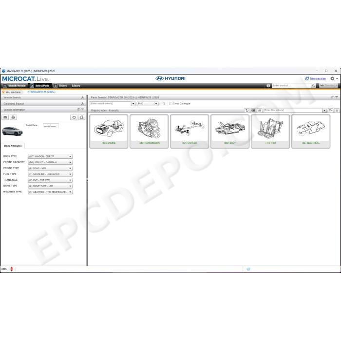 HYUNDAI & GENESIS MCAT EPC 03.2026 PARTS CATALOG
