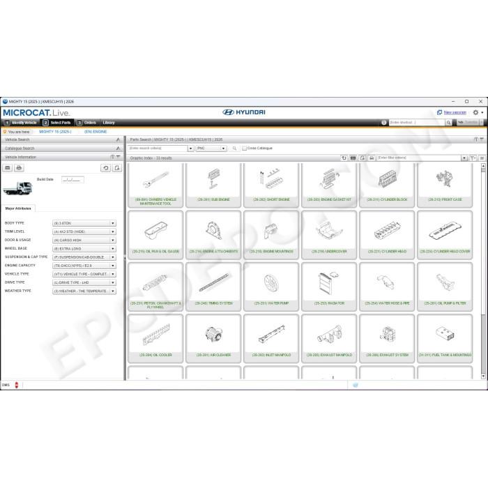 HYUNDAI & GENESIS MCAT EPC 03.2026 PARTS CATALOG