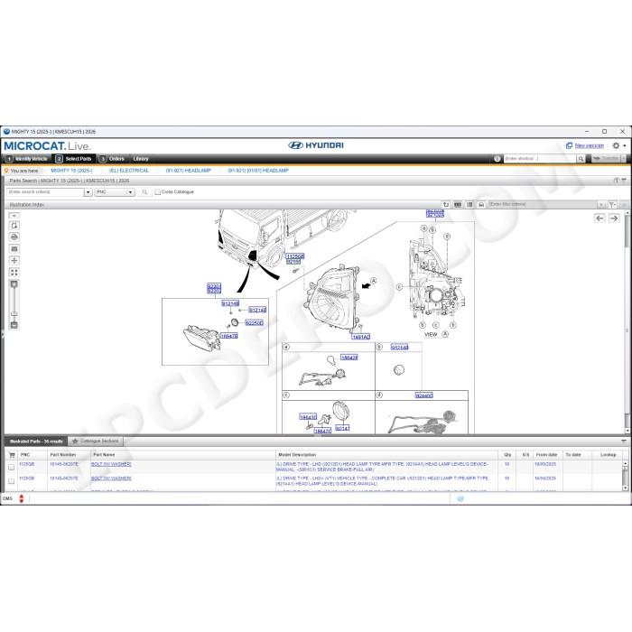 HYUNDAI & GENESIS MCAT EPC 03.2026 PARTS CATALOG