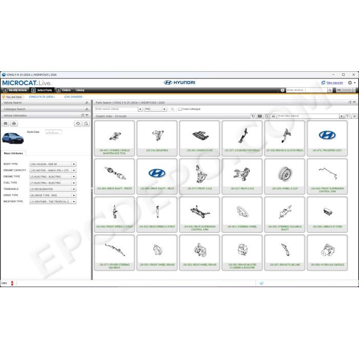 HYUNDAI & GENESIS MCAT EPC 03.2026 PARTS CATALOG