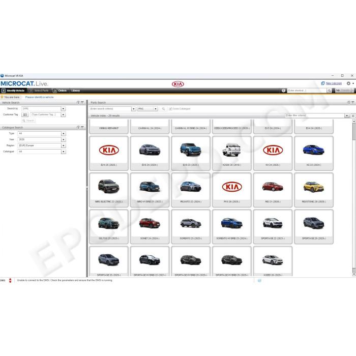 KIA MCAT EPC 09.2025 SPARE PARTS CATALOG