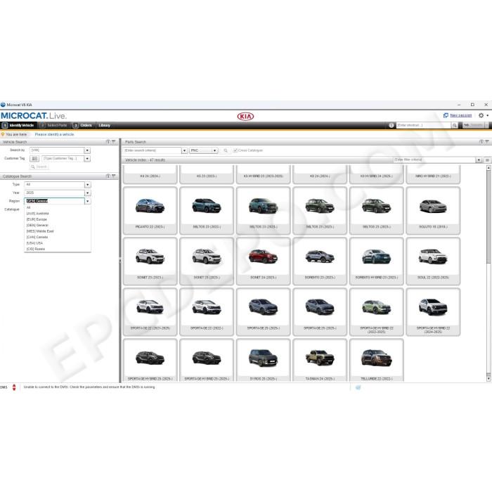 KIA MCAT EPC 09.2025 SPARE PARTS CATALOG