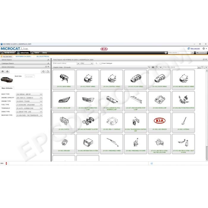 KIA MCAT EPC 09.2025 SPARE PARTS CATALOG