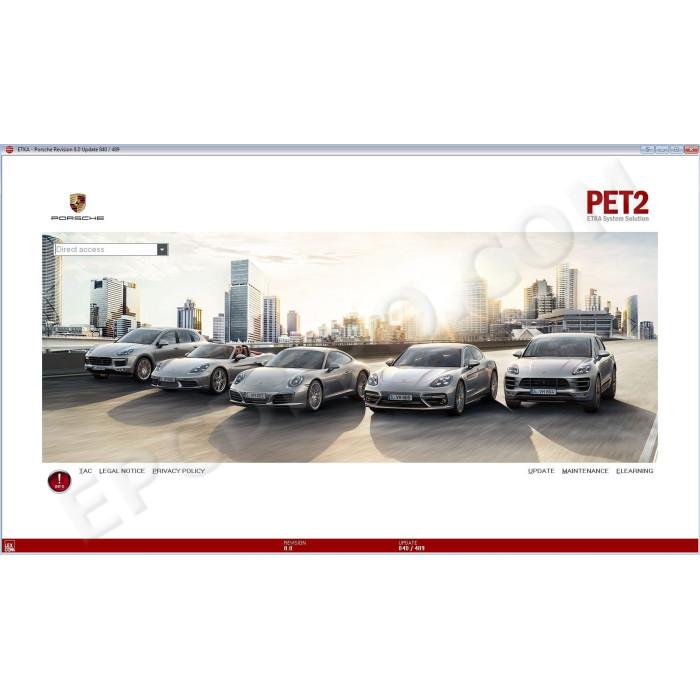 PORSCHE PET 8.0 2026 EPC PARTS CATALOG + UPDATES