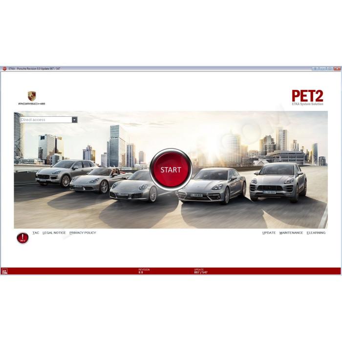 PORSCHE PET 8.0 2027 EPC PARTS CATALOG + UPDATES