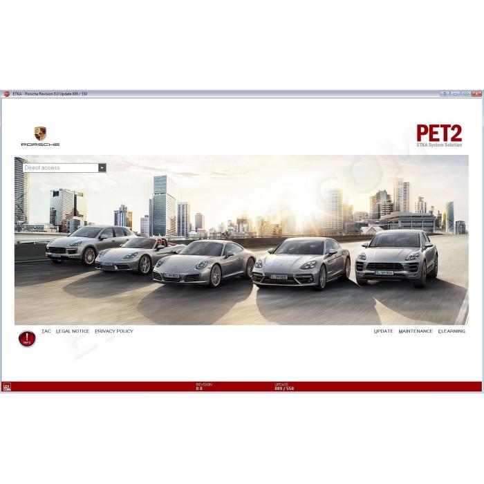 PORSCHE PET 8.0 2027 EPC PARTS CATALOG + UPDATES