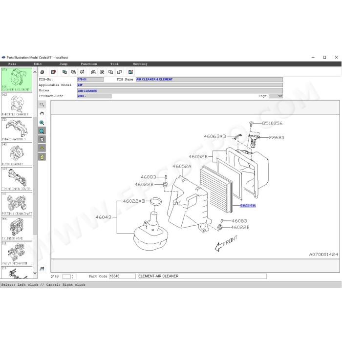 SUBARU EUROPE GENERAL EPC PARTS CATALOG 2021