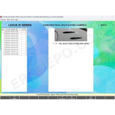 Toyota / Lexus / Scion USA Europe General Japan EPC parts catalog 09.2025