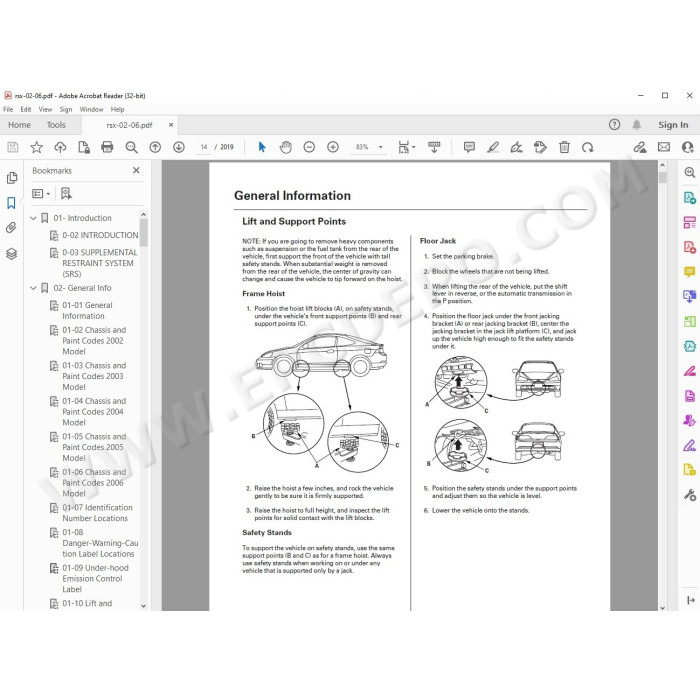 Acura RSX 2002 - 2006 service & repair manual