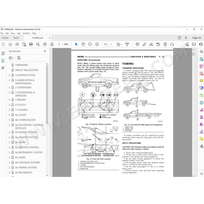Dodge Ram 2001 - 2006 service manual