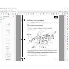 Honda Civic Si Hatchback 2002 - 2003 service manual