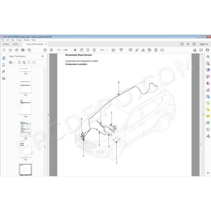 Hyundai Santa FE 2012 - 2018 service manual