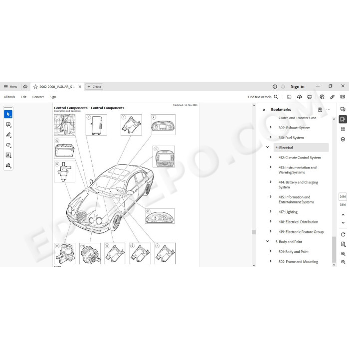 Jaguar S-Type 2002 - 2008 service manual