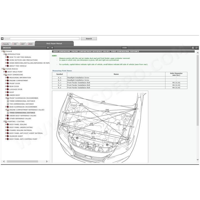 LEXUS ES200 / ES250 / ES350 2012 - 2018 SERVICE & REPAIR MANUAL