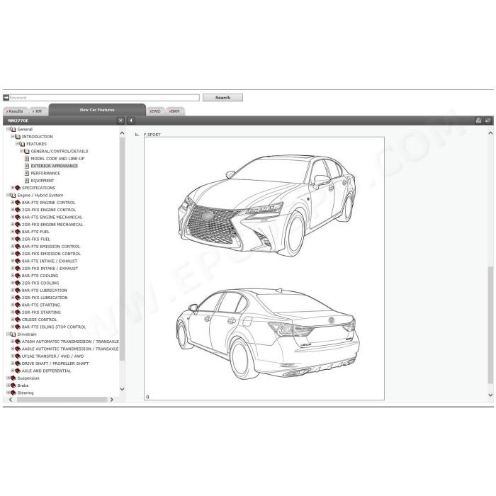 LEXUS GS200t / GS350 2015 - 2020 SERVICE & REPAIR MANUAL