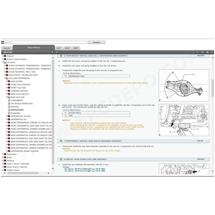 LEXUS GS200t / GS350 2015 - 2020 SERVICE & REPAIR MANUAL