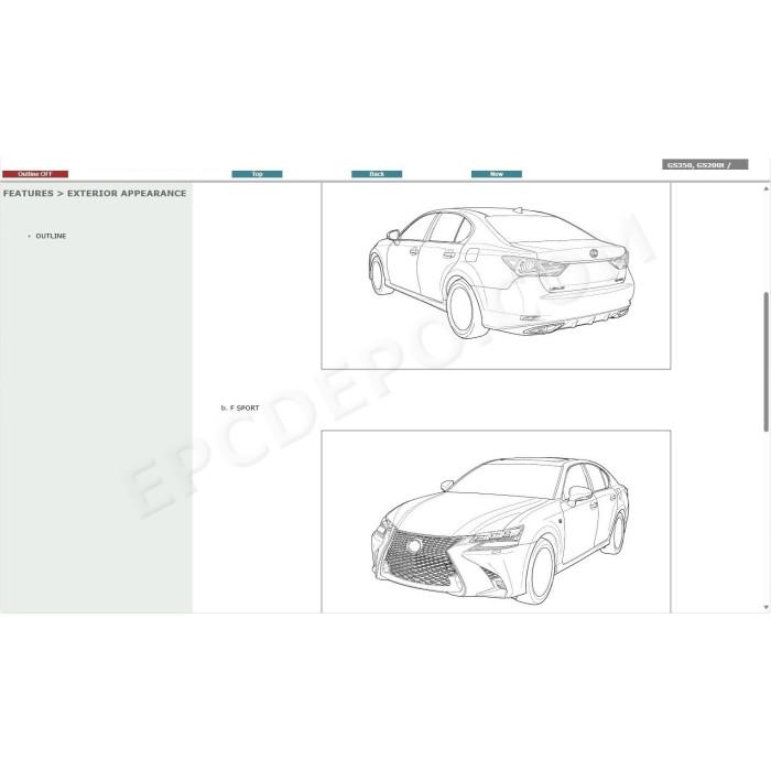 LEXUS GS200t / GS350 2012 - 2015 SERVICE & REPAIR MANUAL