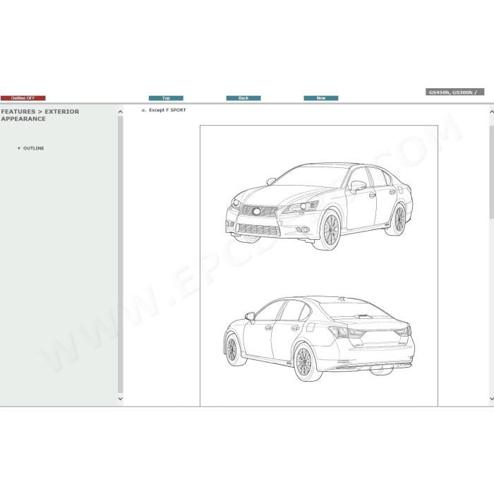 LEXUS GS300h / GS450h HYBRID 2012 - 2020 SERVICE & REPAIR MANUAL