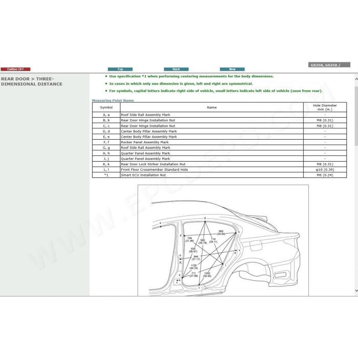 LEXUS GS350 / GS250 2012 - 2015 SERVICE & REPAIR MANUAL