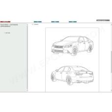 LEXUS GS350 / GS250 2012 - 2015 SERVICE & REPAIR MANUAL