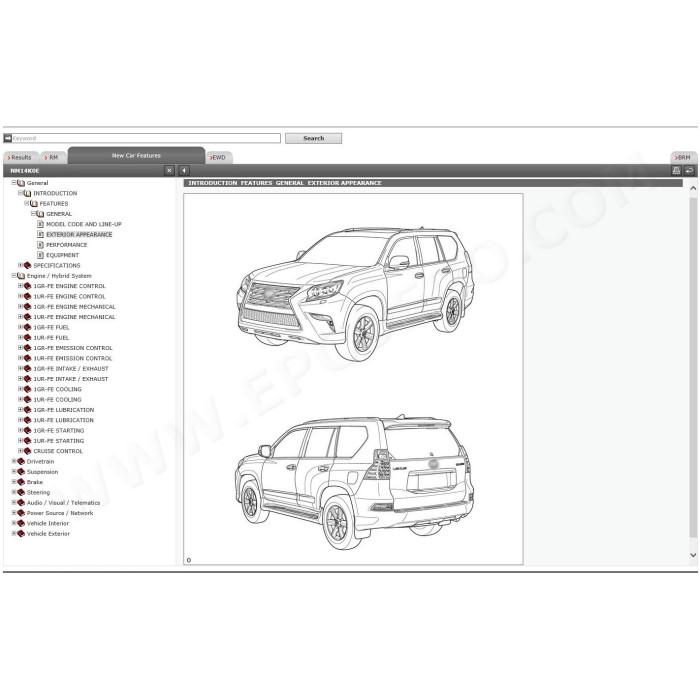 LEXUS GX400 / GX460 2009 - 2019 SERVICE & REPAIR MANUAL